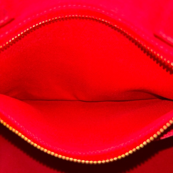 Prada Red Canapa Large Tote Bag - Picture 8 of 13